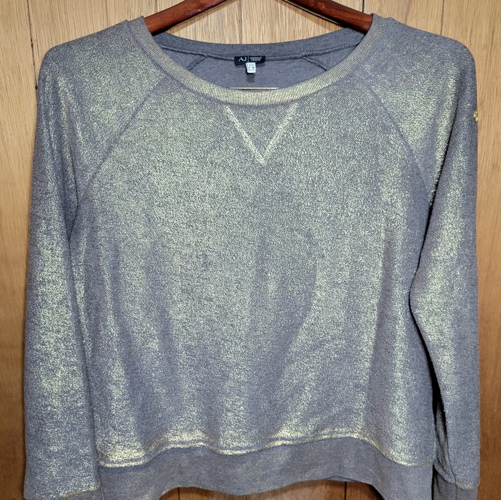 Armani Jeans Golden Sweater Sz XL